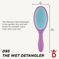 Denman Purple Wet Detangler Hair Brush