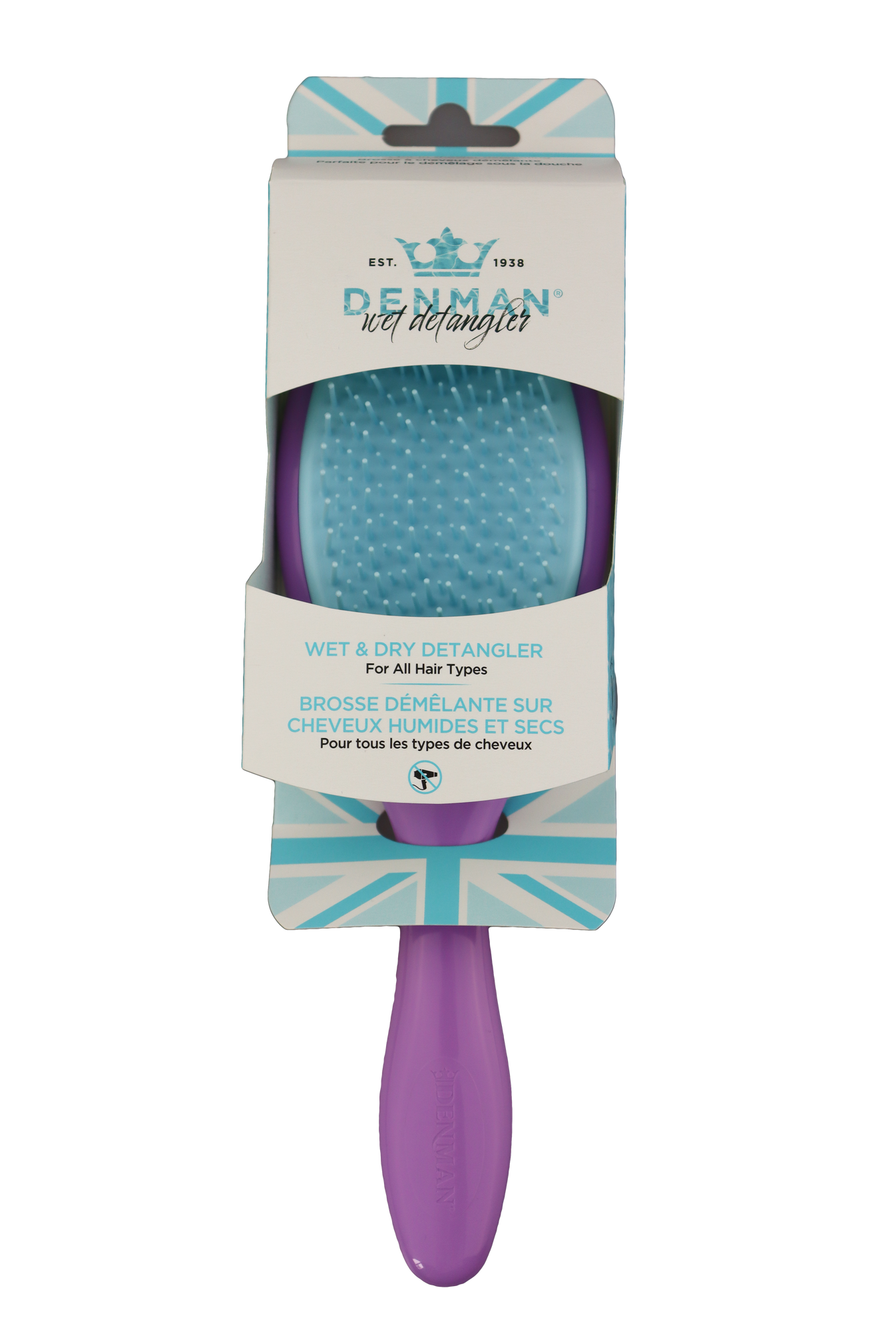 Denman D95 Wet Detangler Brush Detangle Wet Hair Brush Denman