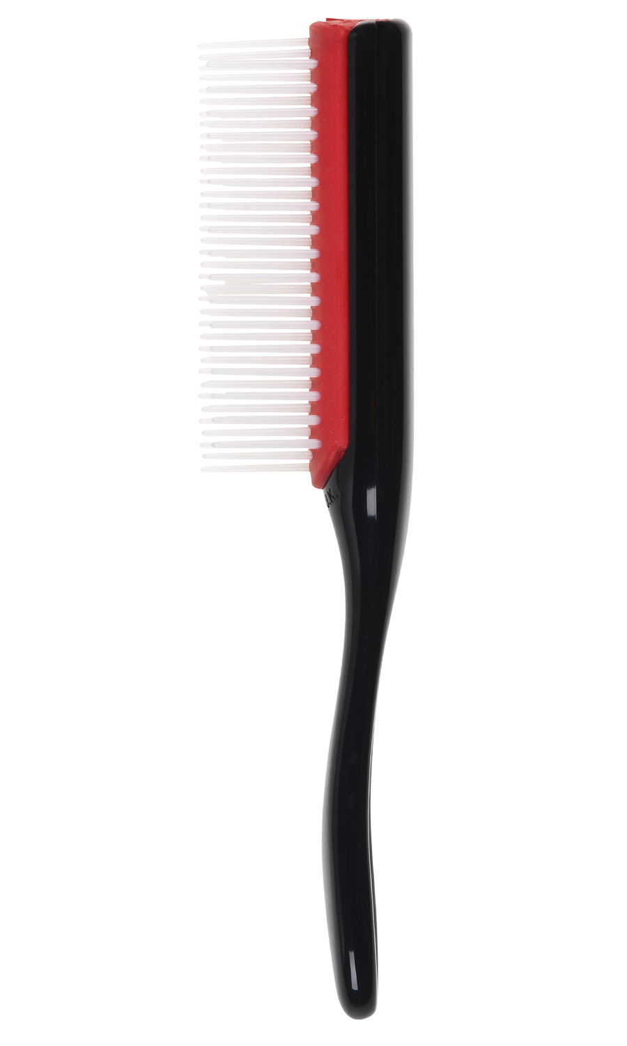 Denman Hair Brush for Curly Hair D3 (Black) 7 Row Classic Styling Brush for Detangling, Separating, Shaping and Defining Curls